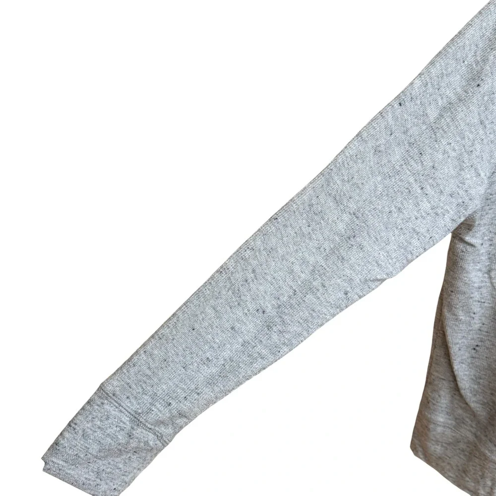 Banana Republic Waffle Knit Thermal Shirt‎ Gray Long Sleeve Casual Mens LG
